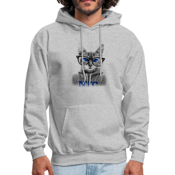 NYC Cat Men's Hoodie - heather gray