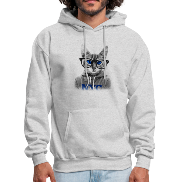 NYC Cat Men's Hoodie - ash 
