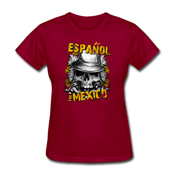 Espanol Mexico Women's T-Shirt - dark red