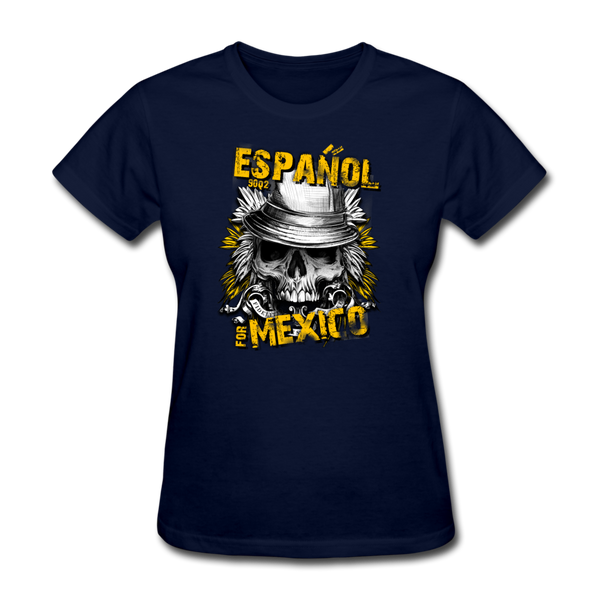 Espanol Mexico Women's T-Shirt - navy