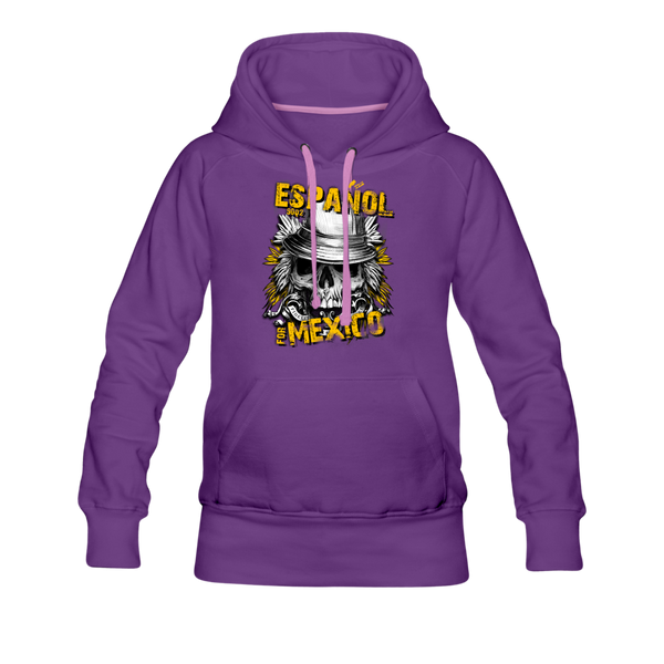 Espanol Mexico Women’s Premium Hoodie - purple