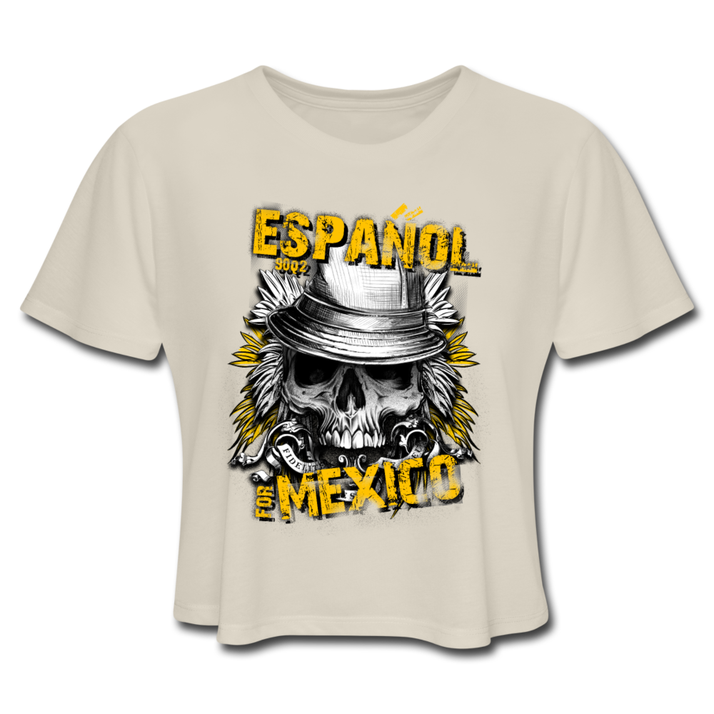 Espanol Mexico Women's Cropped T-Shirt - dust