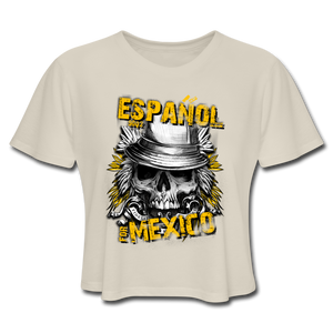 Espanol Mexico Women's Cropped T-Shirt - dust