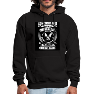 I Talk To My Cat About It Men's Hoodie - black