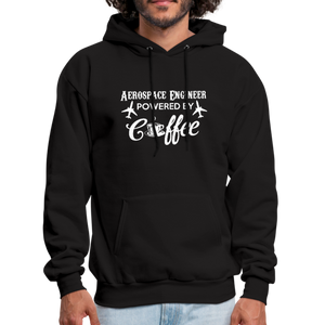 Aerospace Engineer Powered By Coffee Men's Hoodie - black