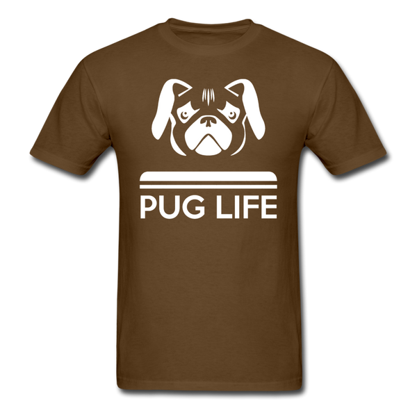 Pug Life Men's T-Shirt - brown