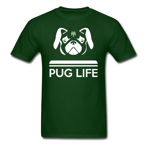 Pug Life Men's T-Shirt - forest green