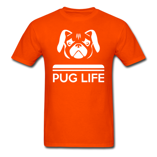 Pug Life Men's T-Shirt - orange