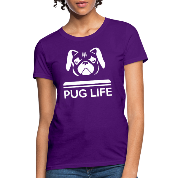 Pug Life Women's T-Shirt - purple