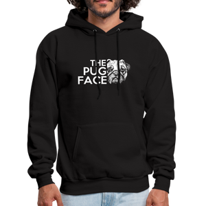 The Pug Face Men's Hoodie - black