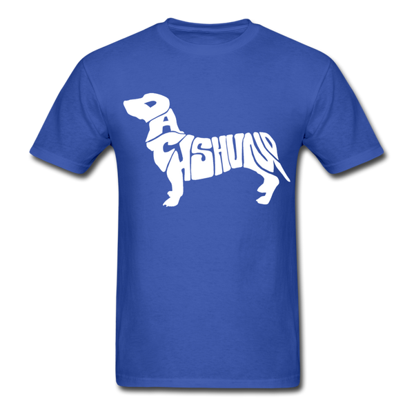 Dachshund Men's T-Shirt - royal blue