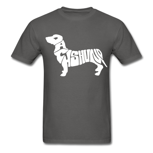 Dachshund Men's T-Shirt - charcoal