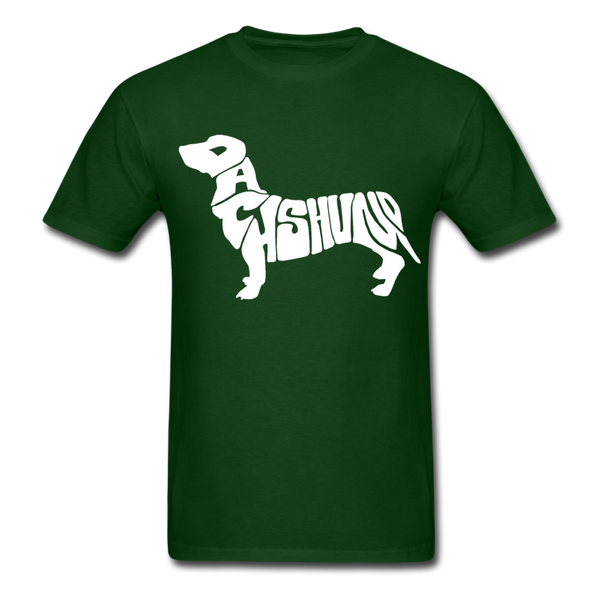 Dachshund Men's T-Shirt - forest green