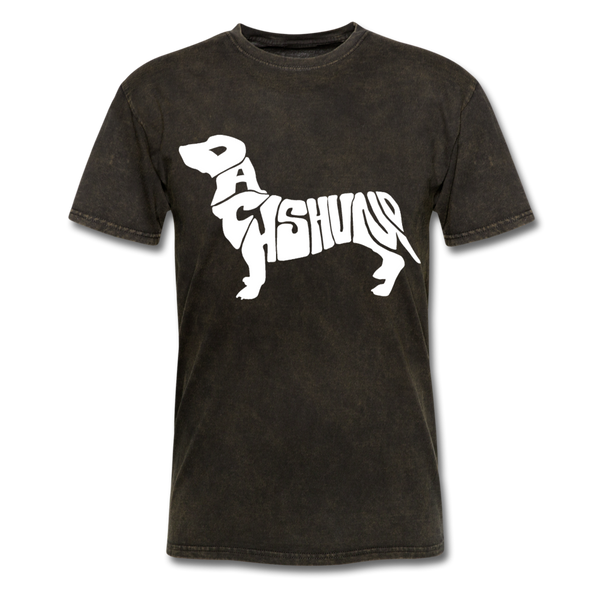 Dachshund Men's T-Shirt - mineral black
