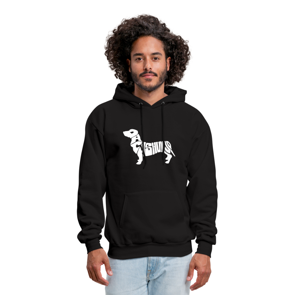 Dachshund Men's Hoodie - black