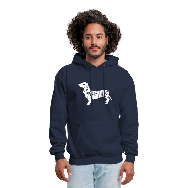 Dachshund Men's Hoodie - navy