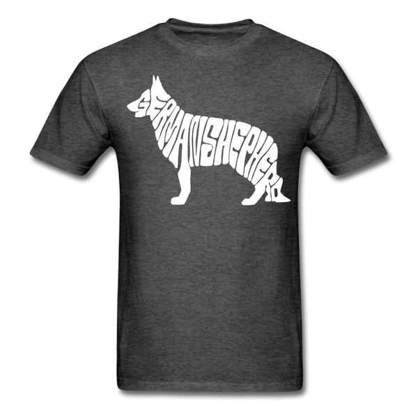 German Shepherd Men's T-Shirt - heather black