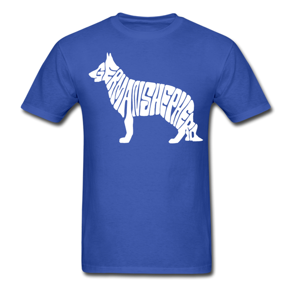 German Shepherd Men's T-Shirt - royal blue