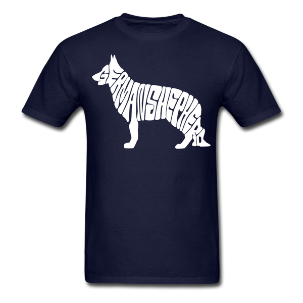 German Shepherd Men's T-Shirt - navy