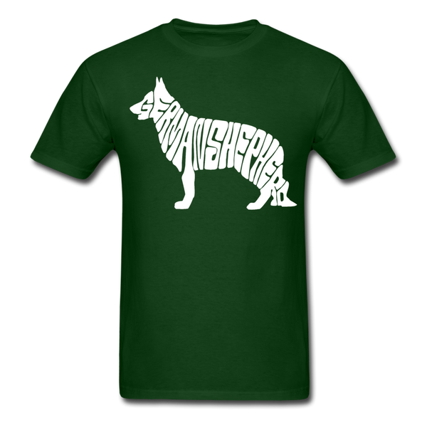 German Shepherd Men's T-Shirt - forest green