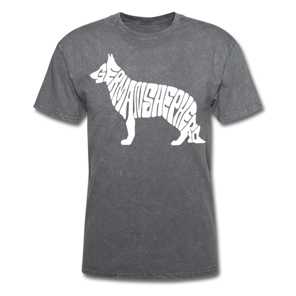 German Shepherd Men's T-Shirt - mineral charcoal gray