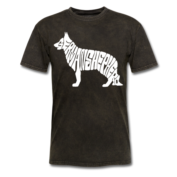 German Shepherd Men's T-Shirt - mineral black