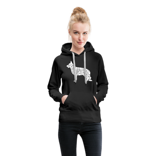 German Shepherd Women’s Premium Hoodie - black