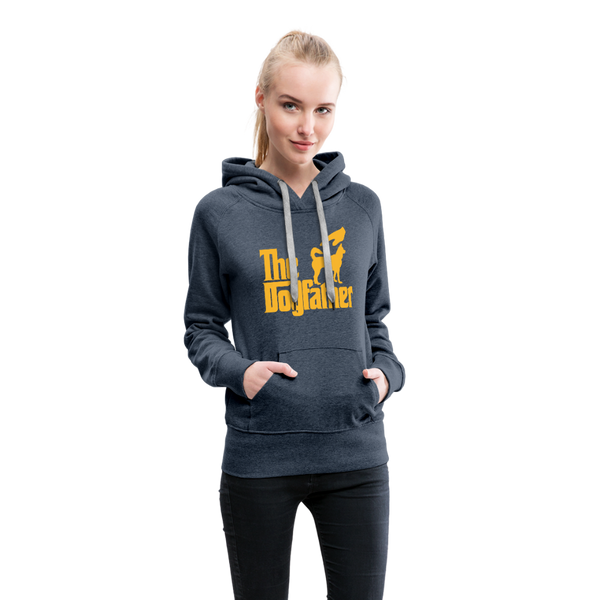 The Dogfather Women’s Premium Hoodie - heather denim