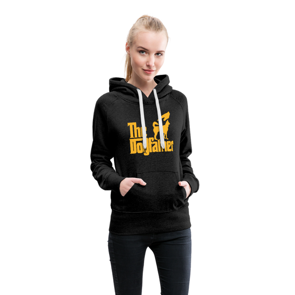 The Dogfather Women’s Premium Hoodie - charcoal gray