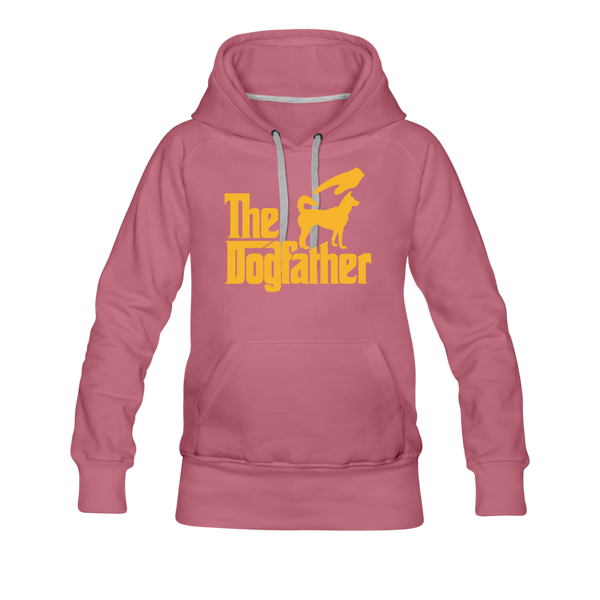 The Dogfather Women’s Premium Hoodie - mauve