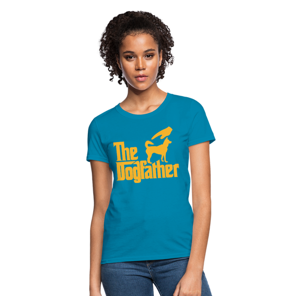 The Dogfather Women's T-Shirt - turquoise