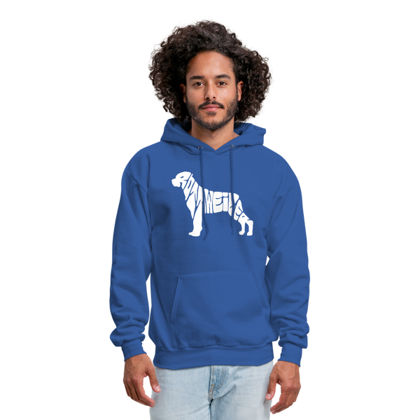 Rottweiler Men's Hoodie - royal blue