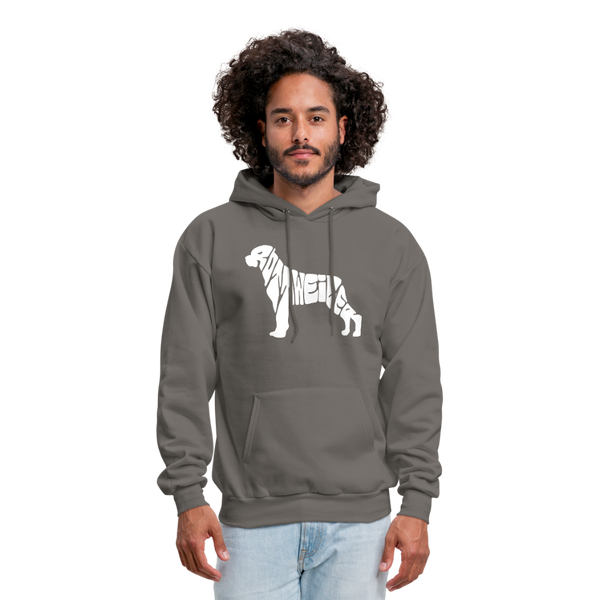 Rottweiler Men's Hoodie - asphalt gray