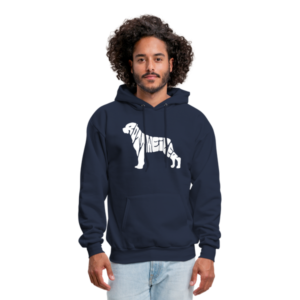 Rottweiler Men's Hoodie - navy