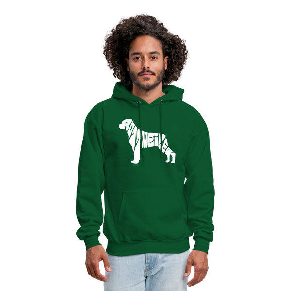 Rottweiler Men's Hoodie - forest green