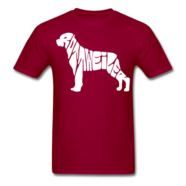 Rottweiler Men's T-Shirt - dark red