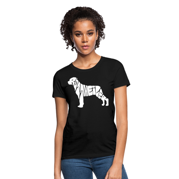 Rottweiler Women's T-Shirt - black