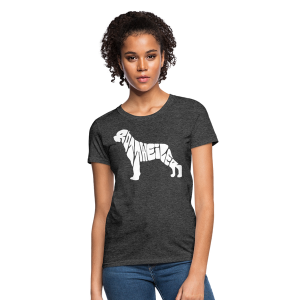Rottweiler Women's T-Shirt - heather black