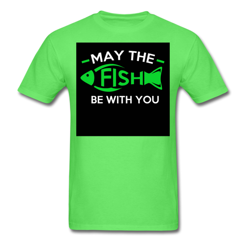 May The Fish Be With You Men's T-Shirt - kiwi