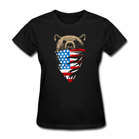 American Bear Women's T-Shirt - black