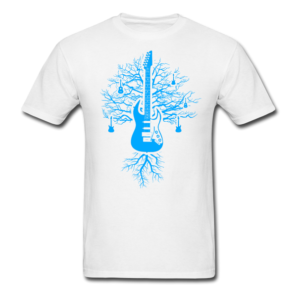 Guitar Tree Of Life Men's T-Shirt - white