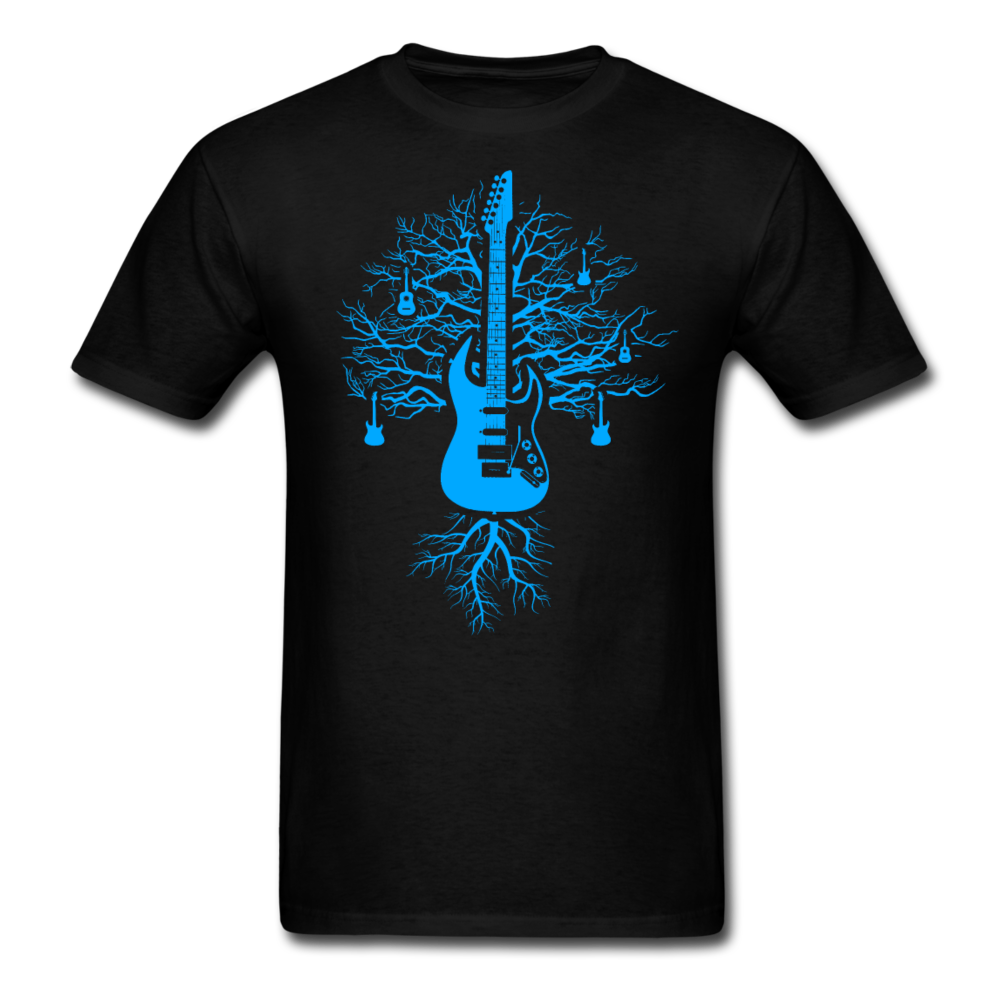 Guitar Tree Of Life Men's T-Shirt - black