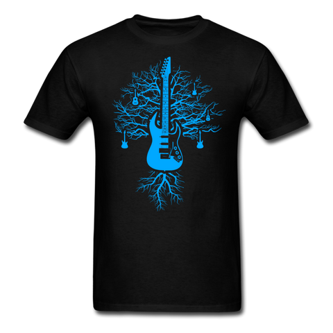 Guitar Tree Of Life Men's T-Shirt - black