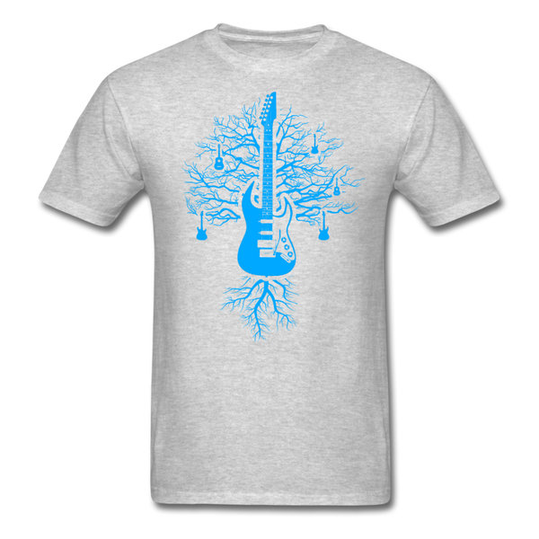 Guitar Tree Of Life Men's T-Shirt - heather gray