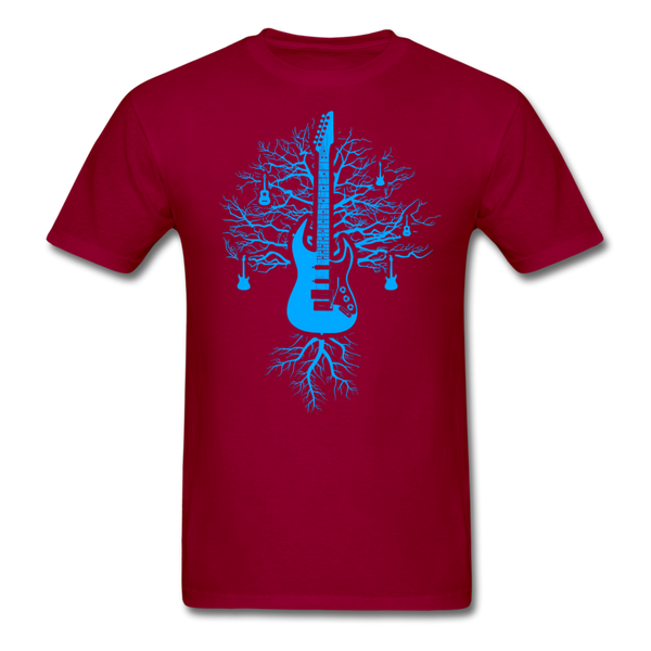 Guitar Tree Of Life Men's T-Shirt - dark red