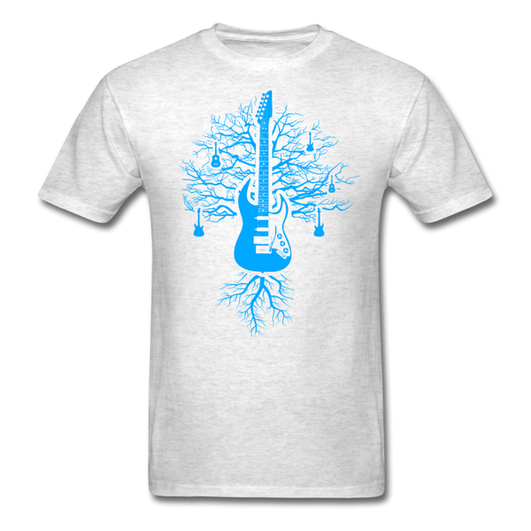 Guitar Tree Of Life Men's T-Shirt - light heather gray