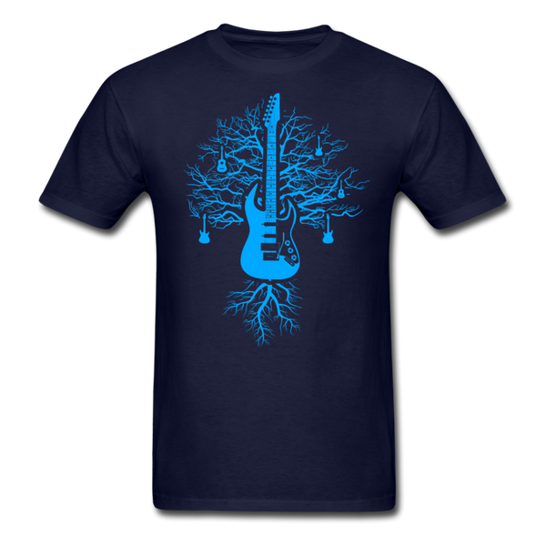 Guitar Tree Of Life Men's T-Shirt - navy