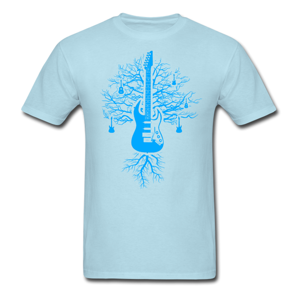 Guitar Tree Of Life Men's T-Shirt - powder blue