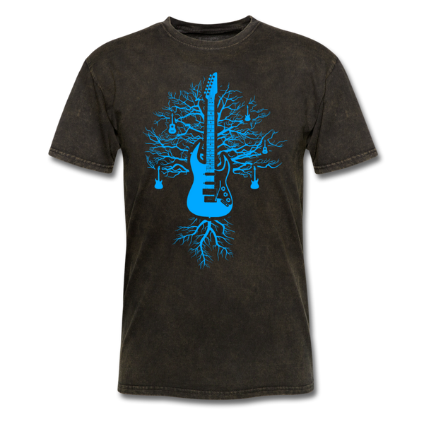 Guitar Tree Of Life Men's T-Shirt - mineral black