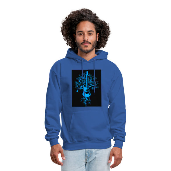 Guitar Tree Of Life Men's Hoodie - royal blue